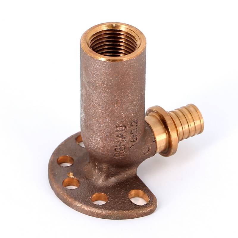 Водорозетка надвижная REHAU RAUTITAN RX+ 16x1/2 ВР h=70 мм бронза 456418