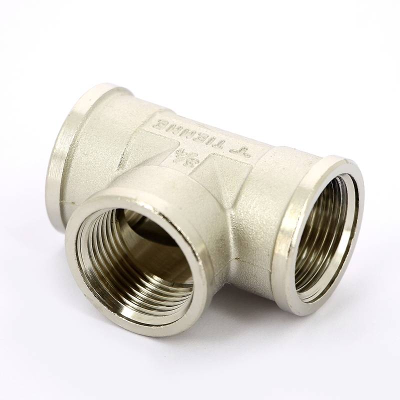 Тройник никелированный Tiemme 3/4 ВР-ВР-ВР 1500096