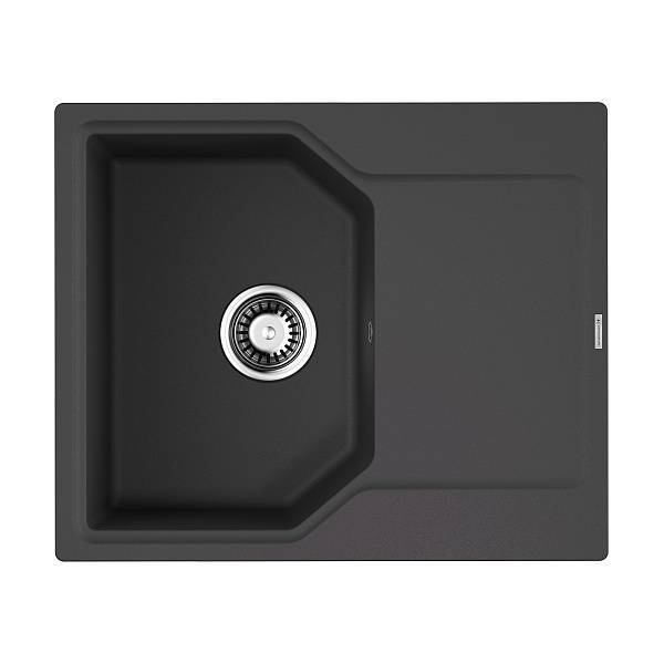 Кухонная мойка Omoikiri Yonaka 61-BL Artgranit 61.5x51 см черный 4993638