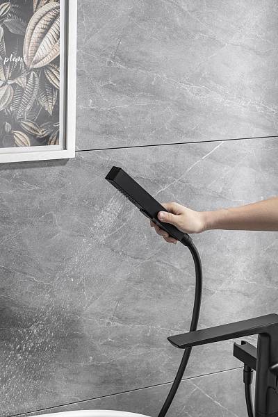 Смеситель для ванны с душем Allen Brau Infinity черный матовый 5.21009-31