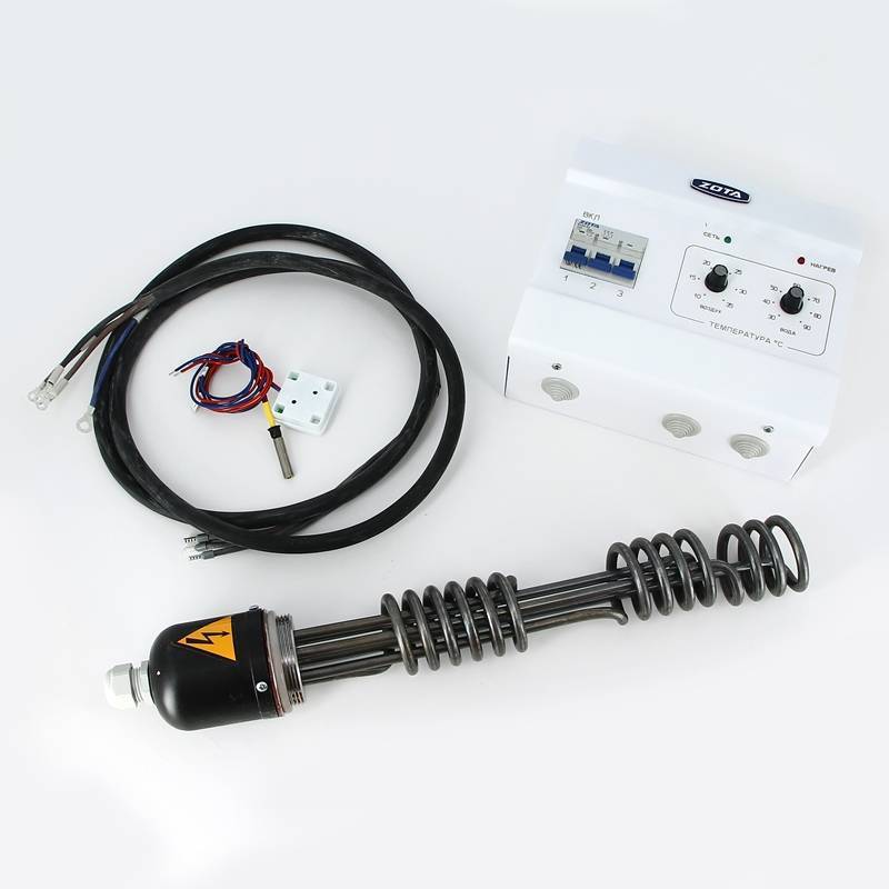 Комплект подключения ZOTA ТЭНБ 9 кВт 2 к твердотопливным котлам KT3443320009