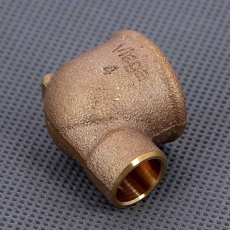 Угол бронзовый 90 градусов под пайку Viega 12 мм х 1/2 ВР 105693