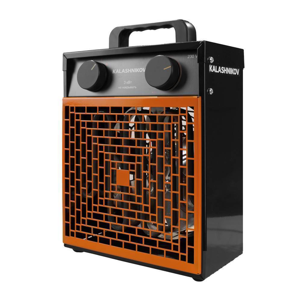 Тепловая пушка электрическая Kalashnikov KVF-E2-12 2 кВт KVF-E2-12