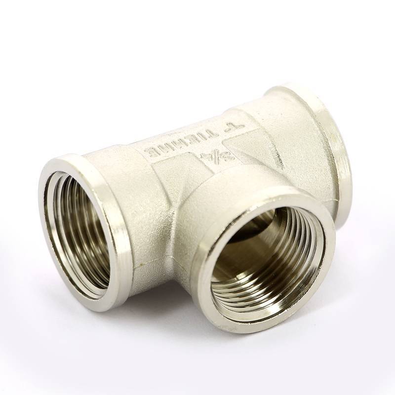 Тройник никелированный Tiemme 3/4 ВР-ВР-ВР 1500096