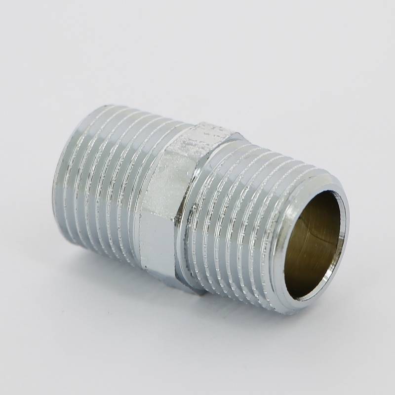 Ниппель бронзовый Viega 1/2 хромированный 447908