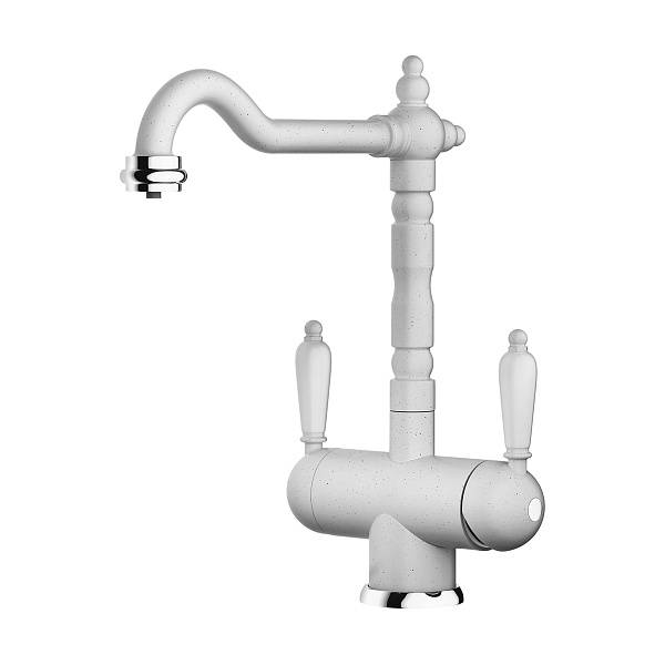 Смеситель для кухни Omoikiri Amagasaki белый 4994068