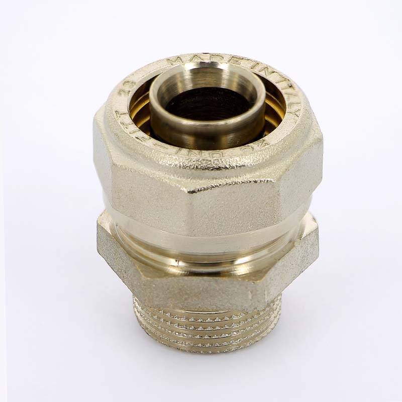 Муфта обжимная Uni-Fitt никелированная 26х3/4 НР 662N8300