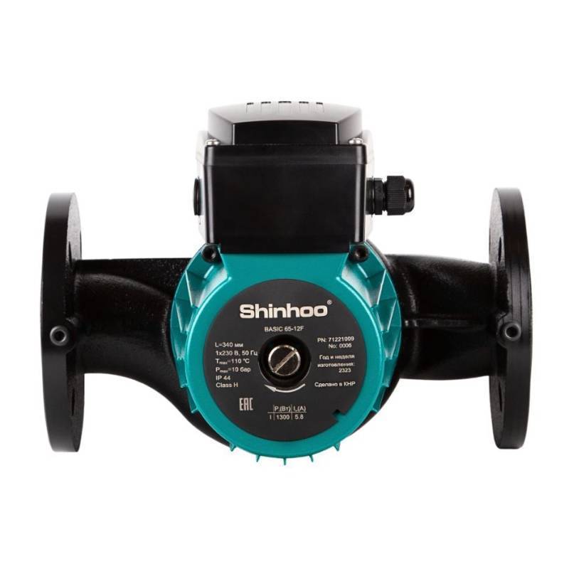 Насос циркуляционный фланцевый Shinhoo BASIC 40-12F 220 В 71221003