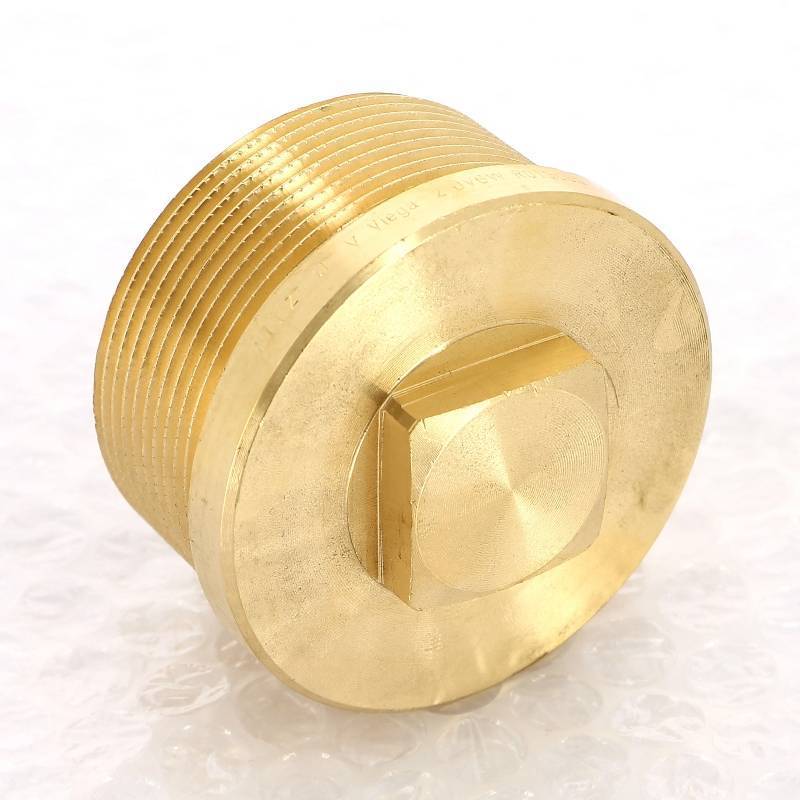 Заглушка бронзовая Viega 2 наружная резьба 322151