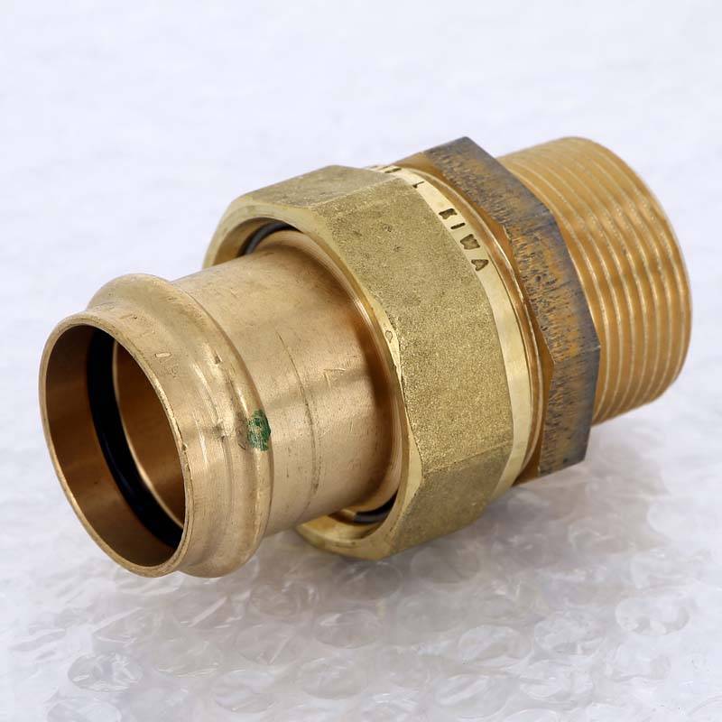 Муфта разъемная Viega Profipress G 35x1 1/4 пресс-НР бронза 379438