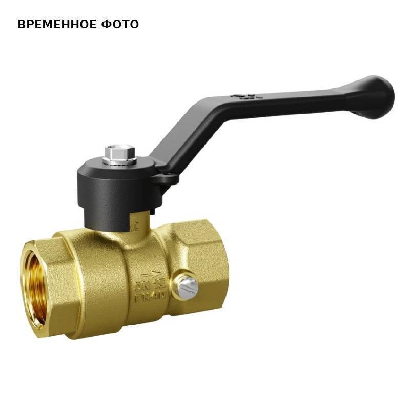 Кран шаровой LD Pride 1/2 ВВ для манометра латунный рычаг 44.341.15.2