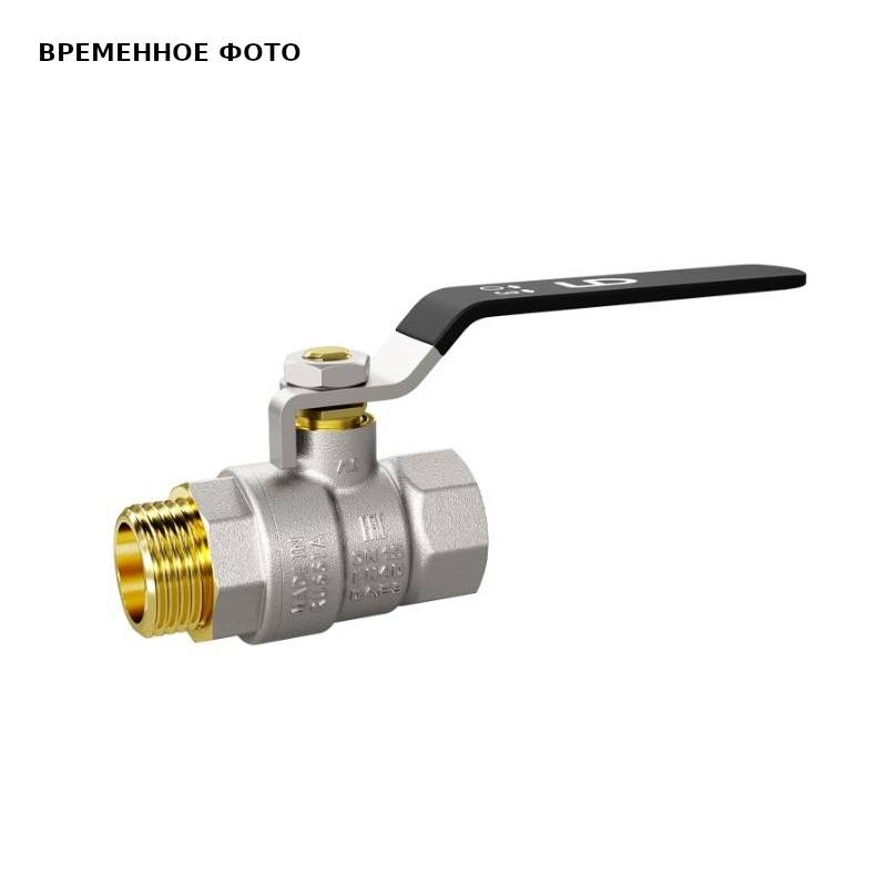 Кран шаровой LD Pride 1 1/2 ВН латунный рычаг стальной 47.303.40.0