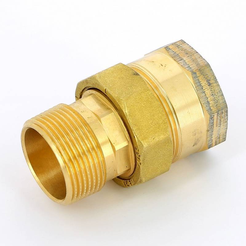 Разъемное соединение Viega модель 3331 бронза ВР/НР 1 1/4 плоское уплотнение 271343