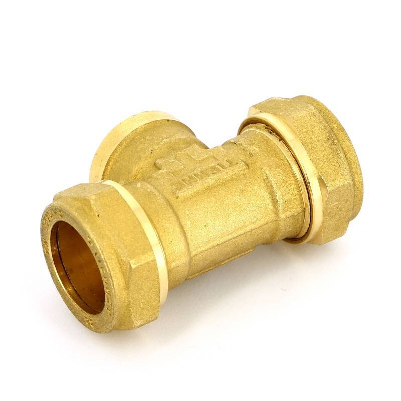 Тройник обжимной Tiemme 22х1х22 мм внутренняя резьба 1000194