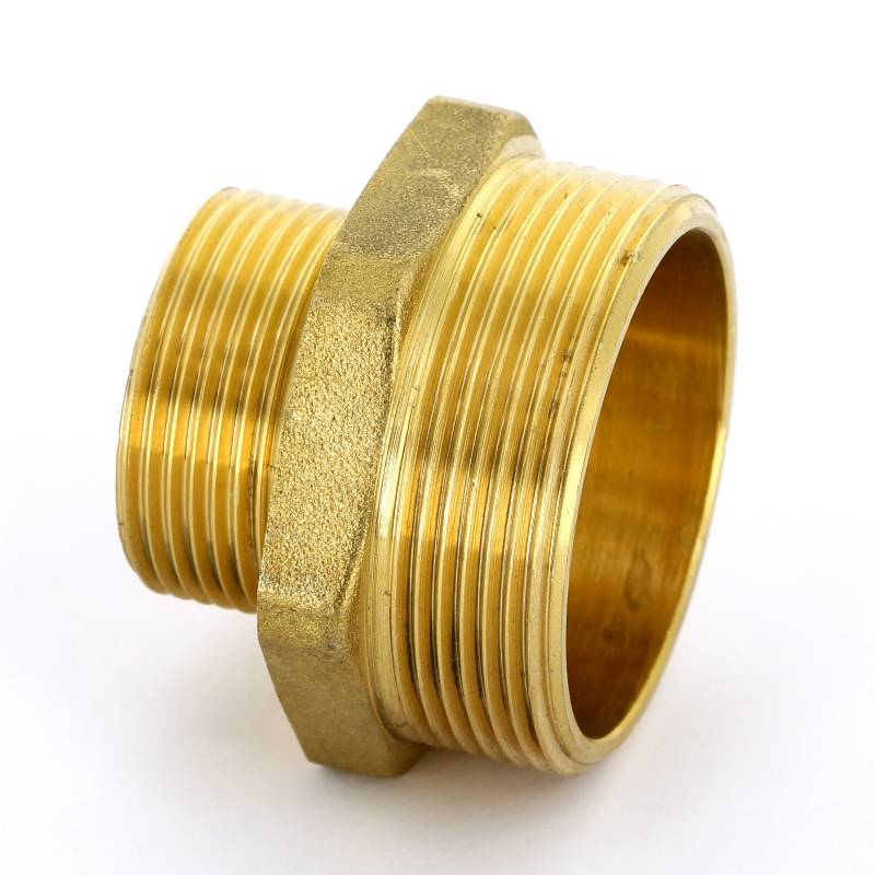 Ниппель редукционный Uni-Fitt 1 1/2x1 латунный 600G6400