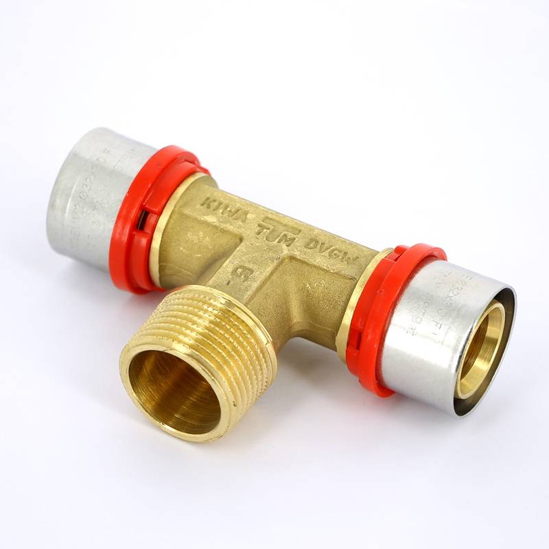 Тройник пресс с наружной резьбой TIEMME 32х1х32 1650155