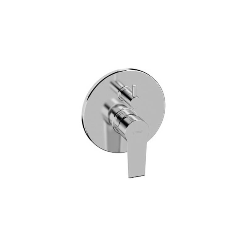 Смеситель для ванны Tiemme TEN TN15 скрытого монтажа на 3 потребителя хром 411800405