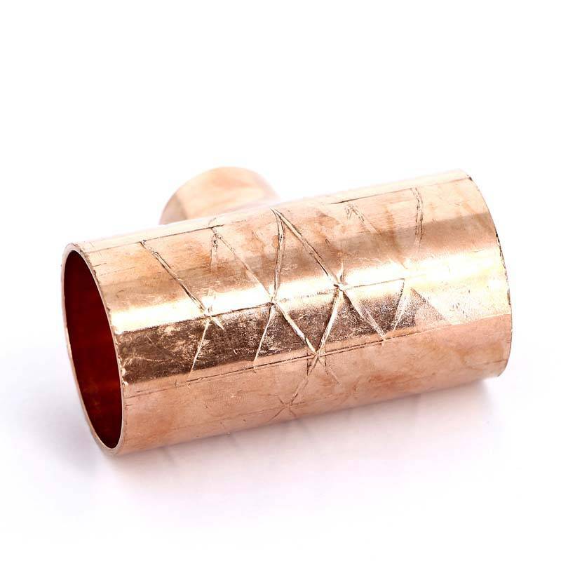 Тройник медный Viega под пайку 35х22х35 мм 104375