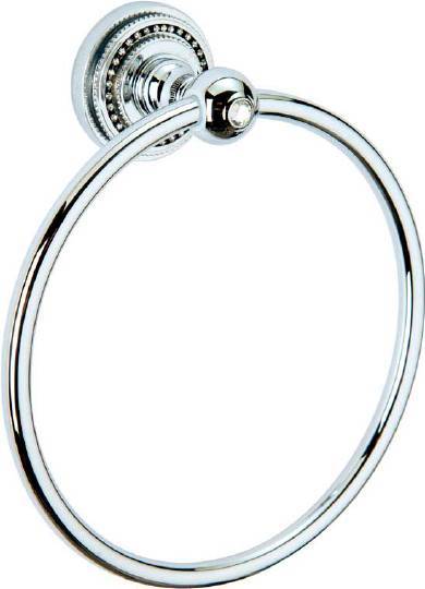 Полотенцедержатель-кольцо Boheme Brillante 16х16х18 см хром 10434