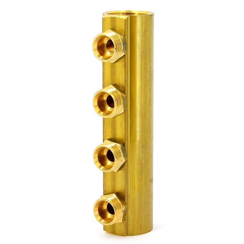 Коллектор магистральный Tiemme 1 1/4 4 выхода 3/4 EK 50 мм 1970035