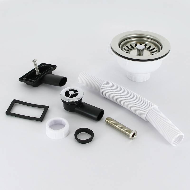 Выпуск для мойки McAlpine 113 мм с переливом 1 1/2 хром OFR2-113S