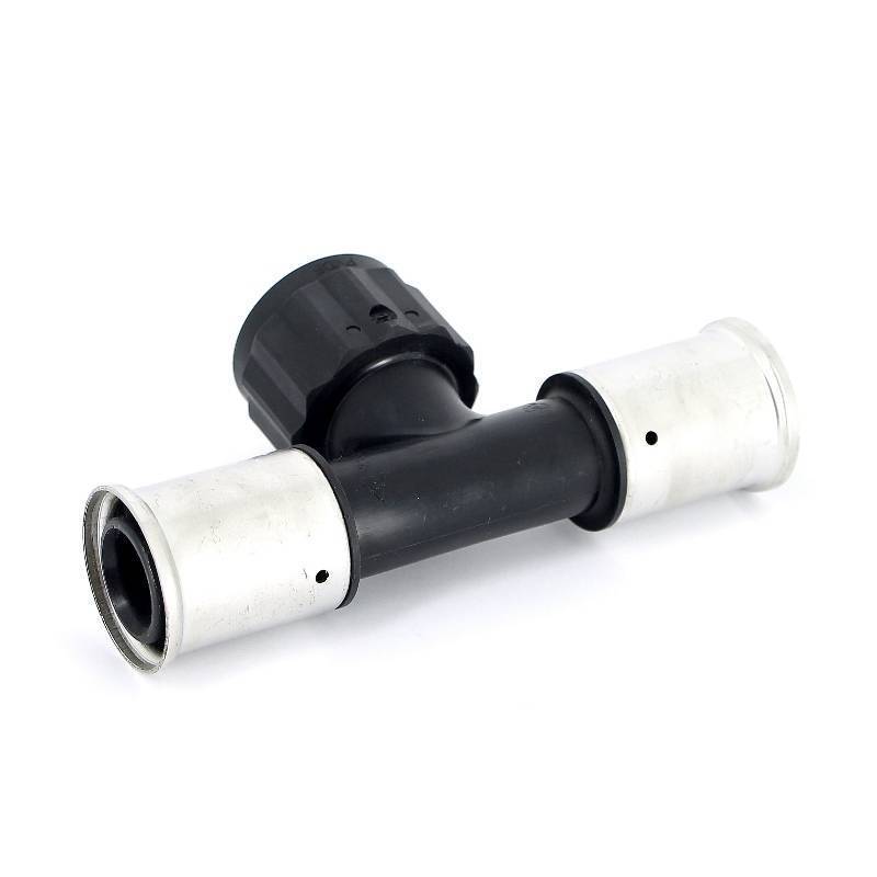 Тройник пресс с внутренней резьбой Henco PVDF 32х1х32 мм 13PK-320632