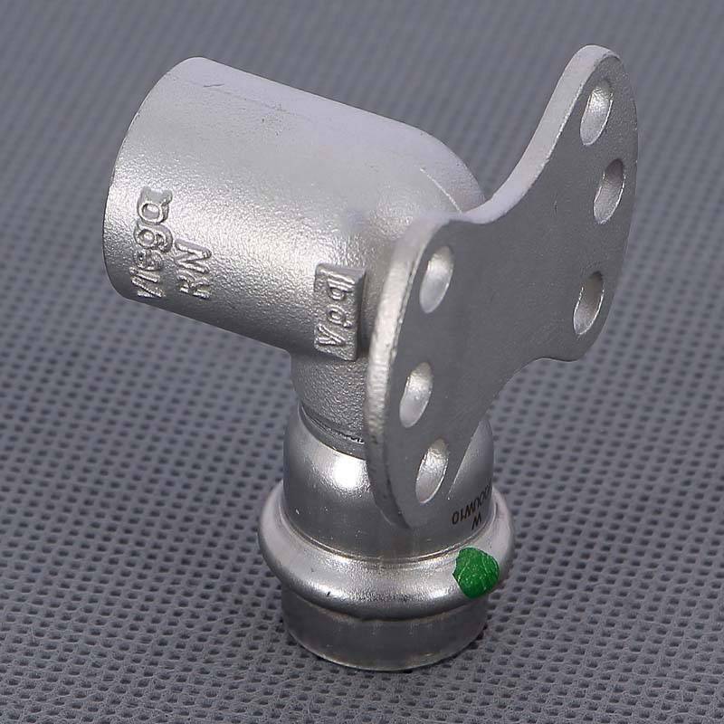 Водорозетка пресс Viega Sanpress Inox из нержавеющей стали 18х1/2 ВР 437251