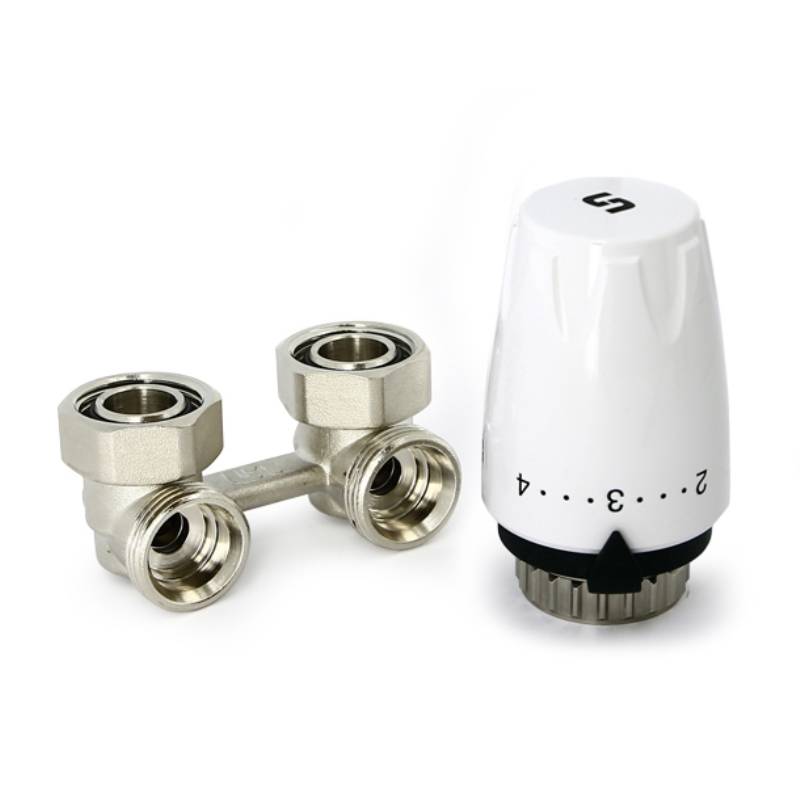 Комплект для подключения радиатора UNI-FITT угловой для Kermi и Rifar 193KIT30