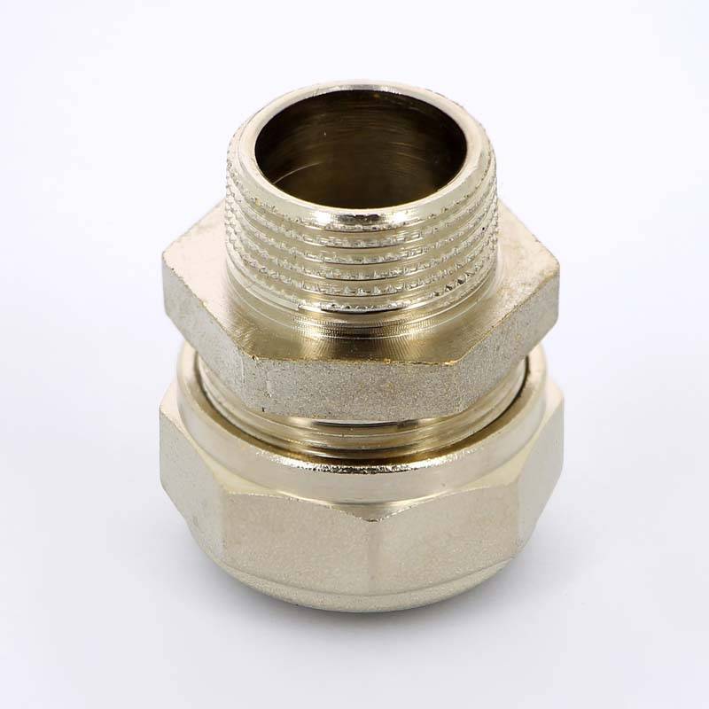 Муфта обжимная Uni-Fitt никелированная 26х3/4 НР 662N8300