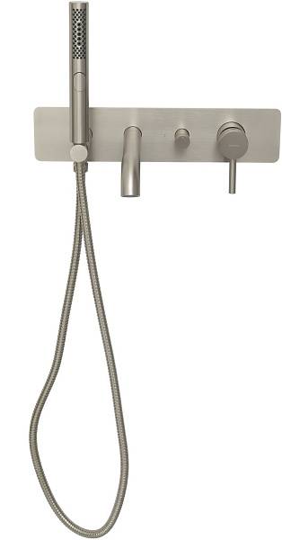 Смеситель для ванны с душем Allen Brau Priority с внутренней частью никель 5.31006-BN