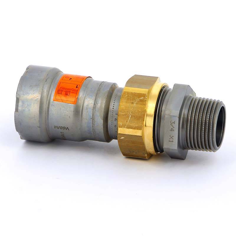 Муфта переходная разъемная пресс-Н Viega Megapress оцинкованная сталь DN20 3/4 718909