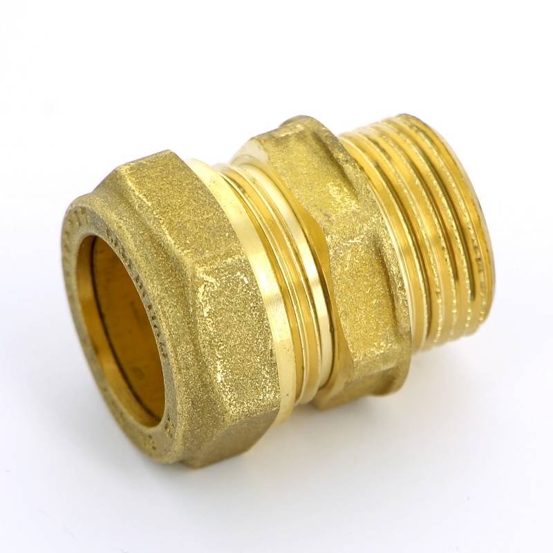 Муфта компрессионная Tiemme 1100 22х3/4 наружная резьба 1100002