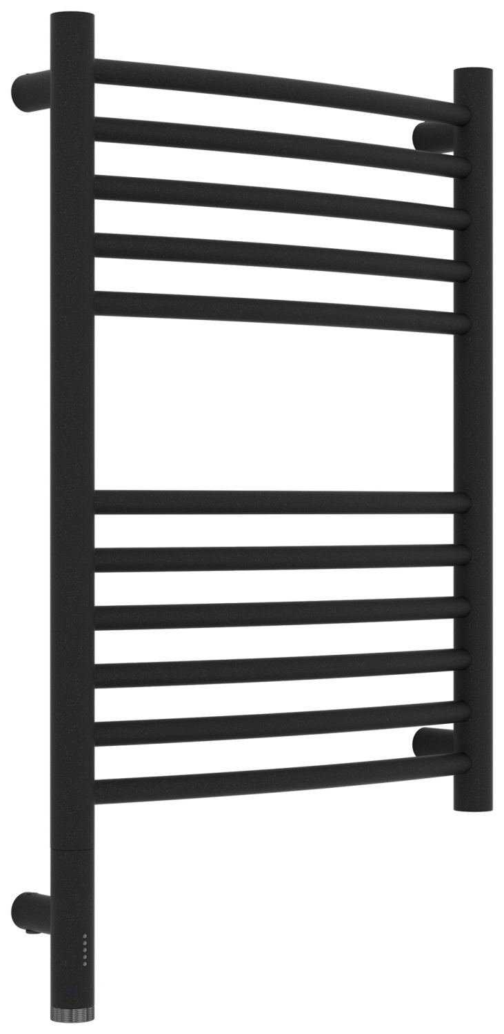 Полотенцесушитель электрический Сунержа Богема 3.1 выгнутая 400x600 мм левое подключение титан муар матовый 15-6002-6040