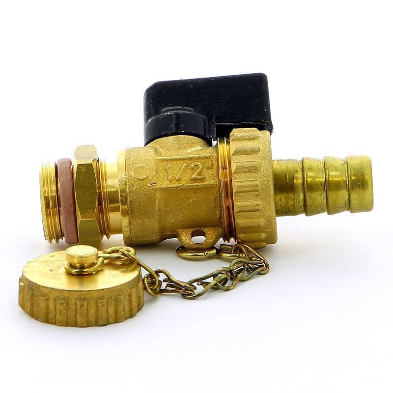 Кран шаровой сливной Bugatti KANSAS 1/2 флажок 07960005