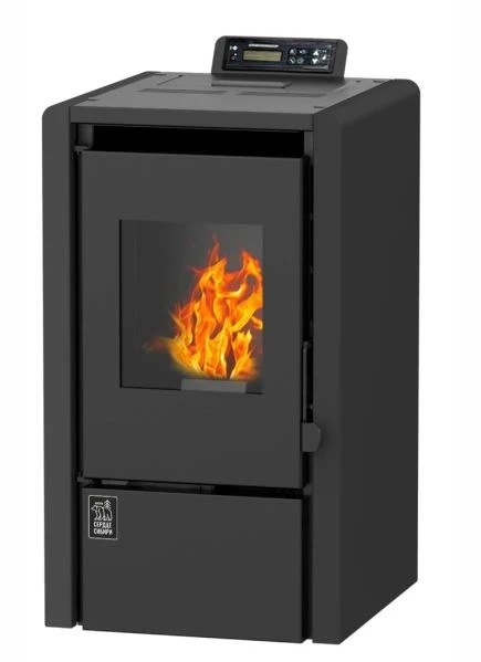 Камин пеллетный ZOTA A6H13 6 кВт WiFi black 00-00001291