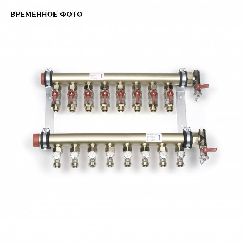 Коллектор промышленный REHAU IVKK 1 1/2 4 выхода евроконус 248890