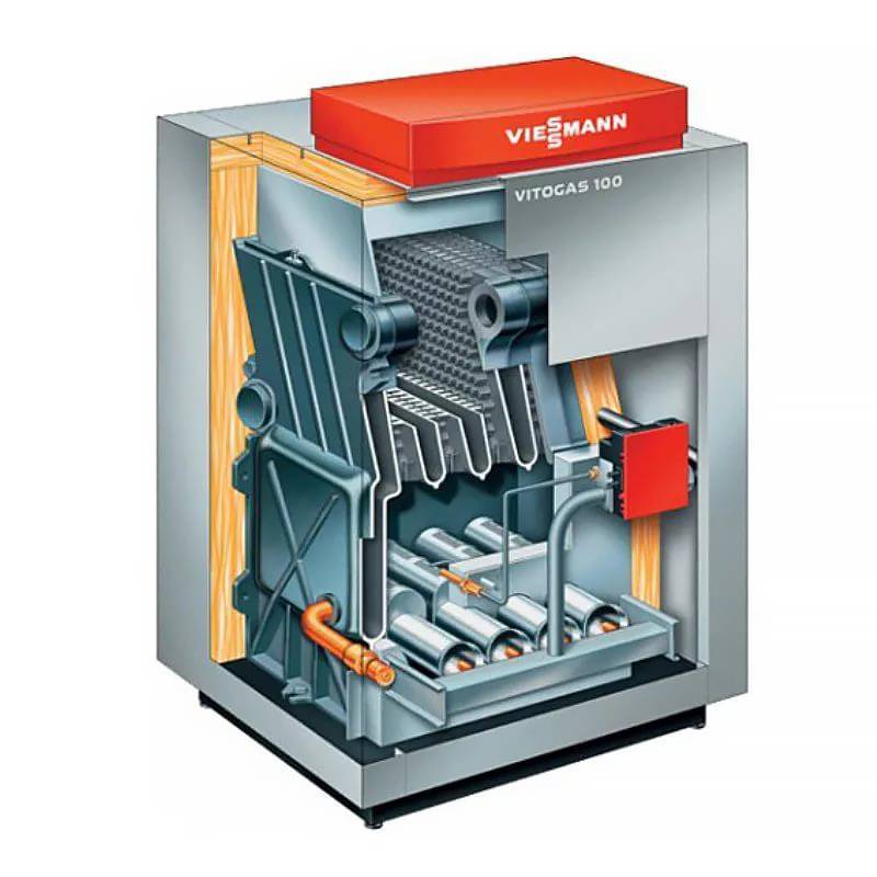 Котел газовый напольный Viessmann Vitogas 100-F 42 кВт одноконтурный KO2B погодозависимое управление 7245890