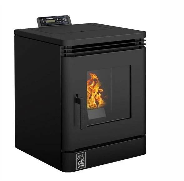 Камин пеллетный ZOTA B6H22 6 кВт WiFi black 00-00001293