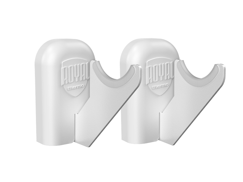 Комплект настенных регулируемых кронштейнов Royal Thermo Design 80 белый НС-1402582