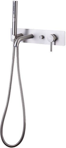 Смеситель для ванны с душем Allen Brau Priority с внутренней частью никель 5.31006-BN