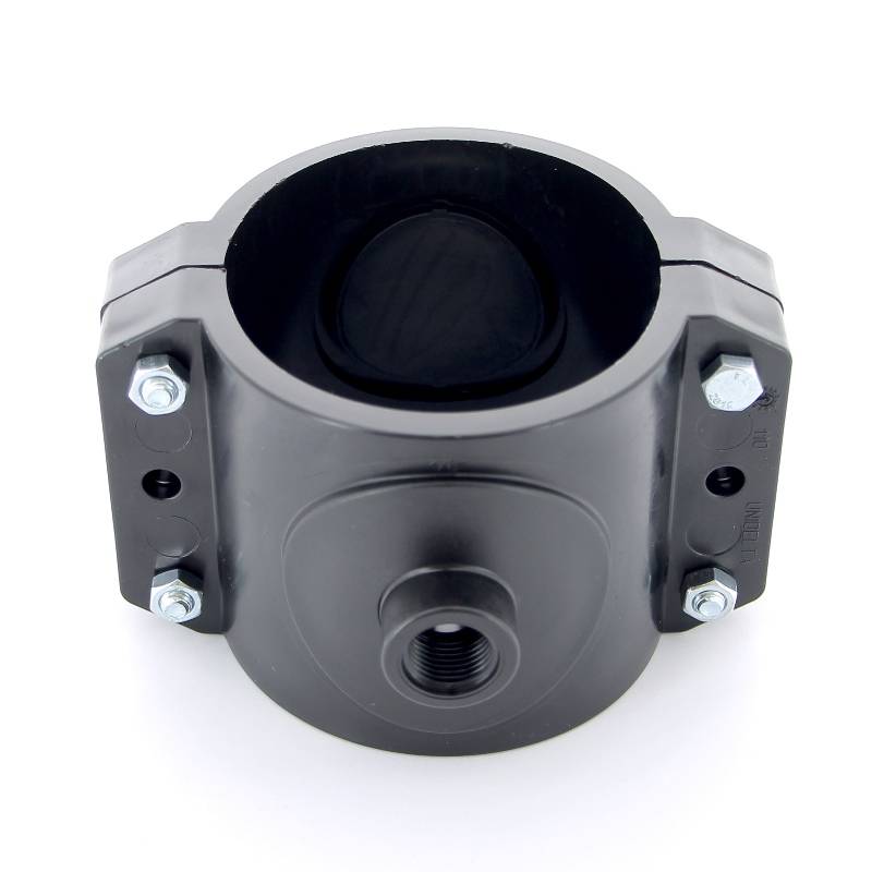 Седловая врезка Unidelta 110х1/2 4 болта для труб ПНД 1019110002