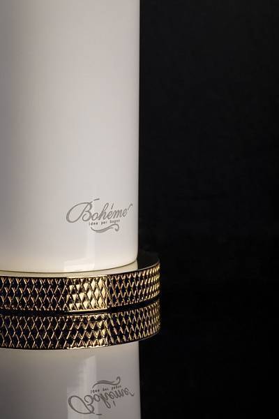 Смеситель для раковины Boheme Stick White Diamond Gold 121-WG