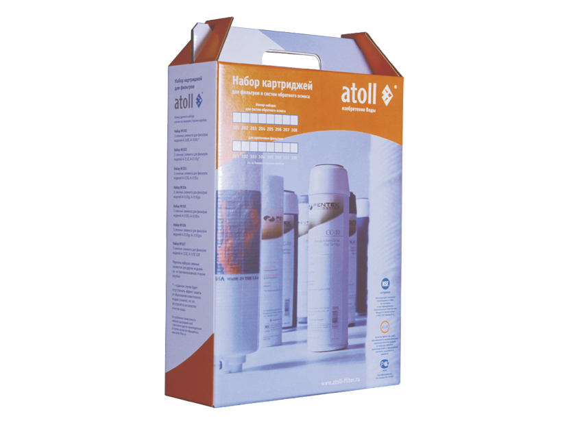 Набор картриджей Atoll №201 Патриот для систем A-450 Патриот 201 Патриот
