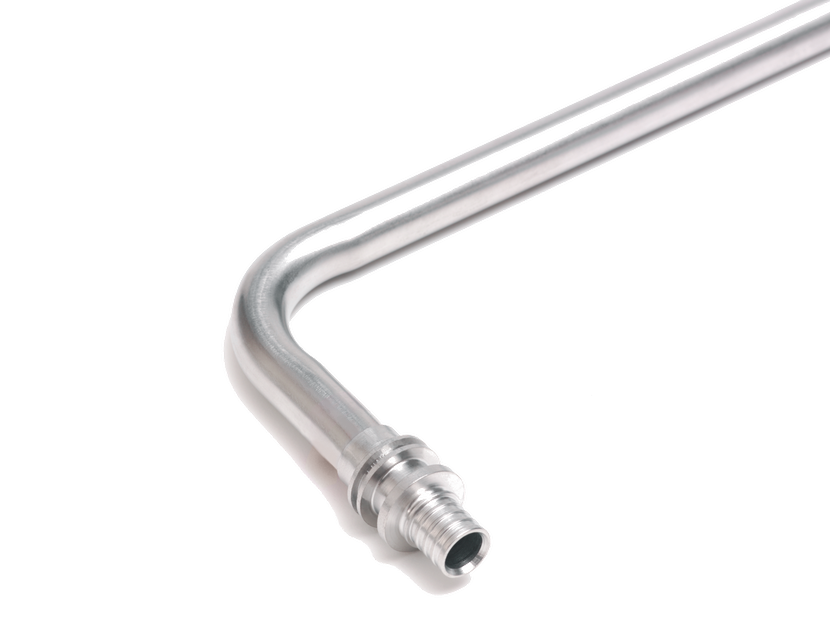 Трубка из нержавеющей стали REHAU Rautitan Г-образная 20/500 мм 1245231