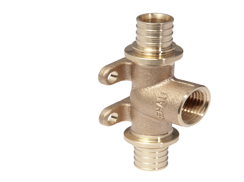 Тройник с внутренней резьбой на боковом проходе Rehau Rautitan RX+ 20-1/2-20 бронза 1248772