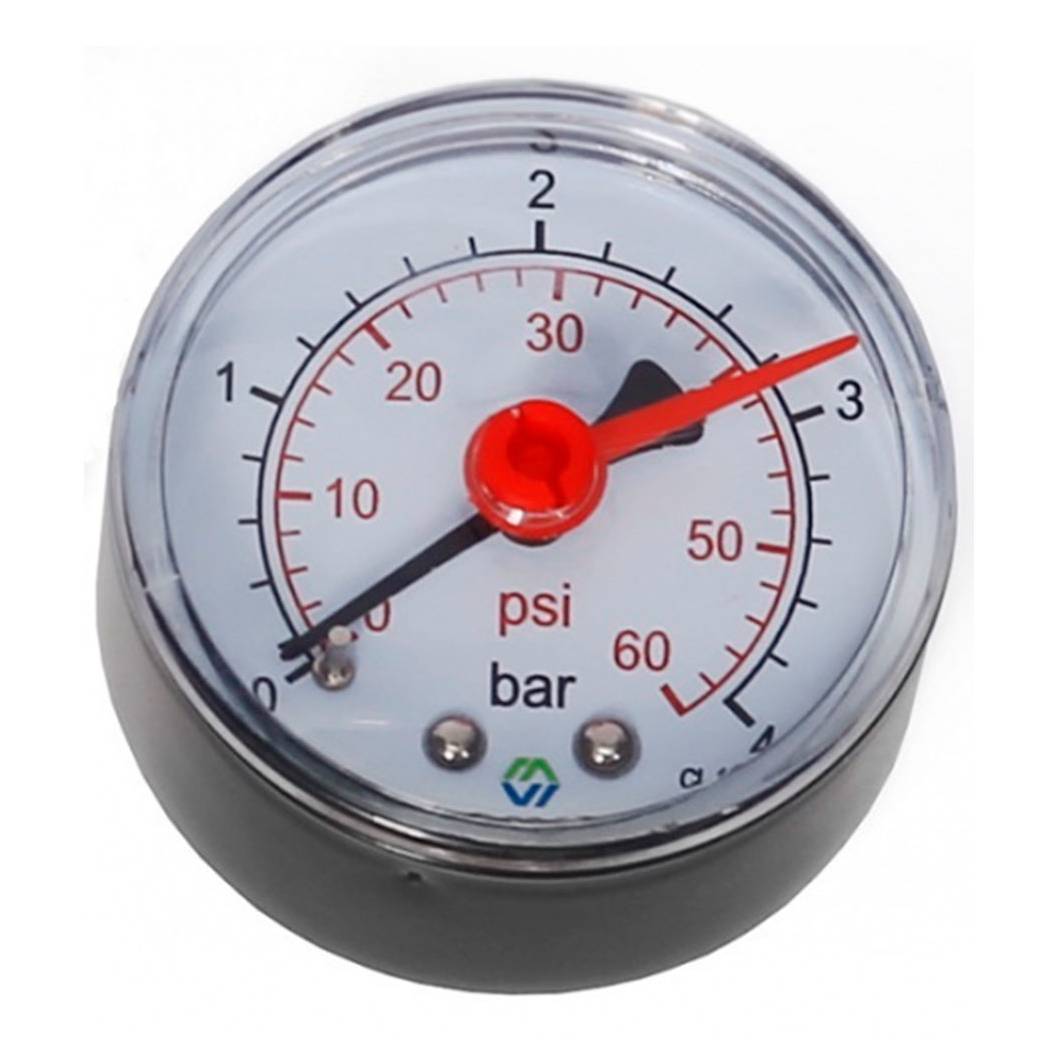 Манометр аксиальный MVI 4 бар 50 мм 1/4 MAN-A-50-04