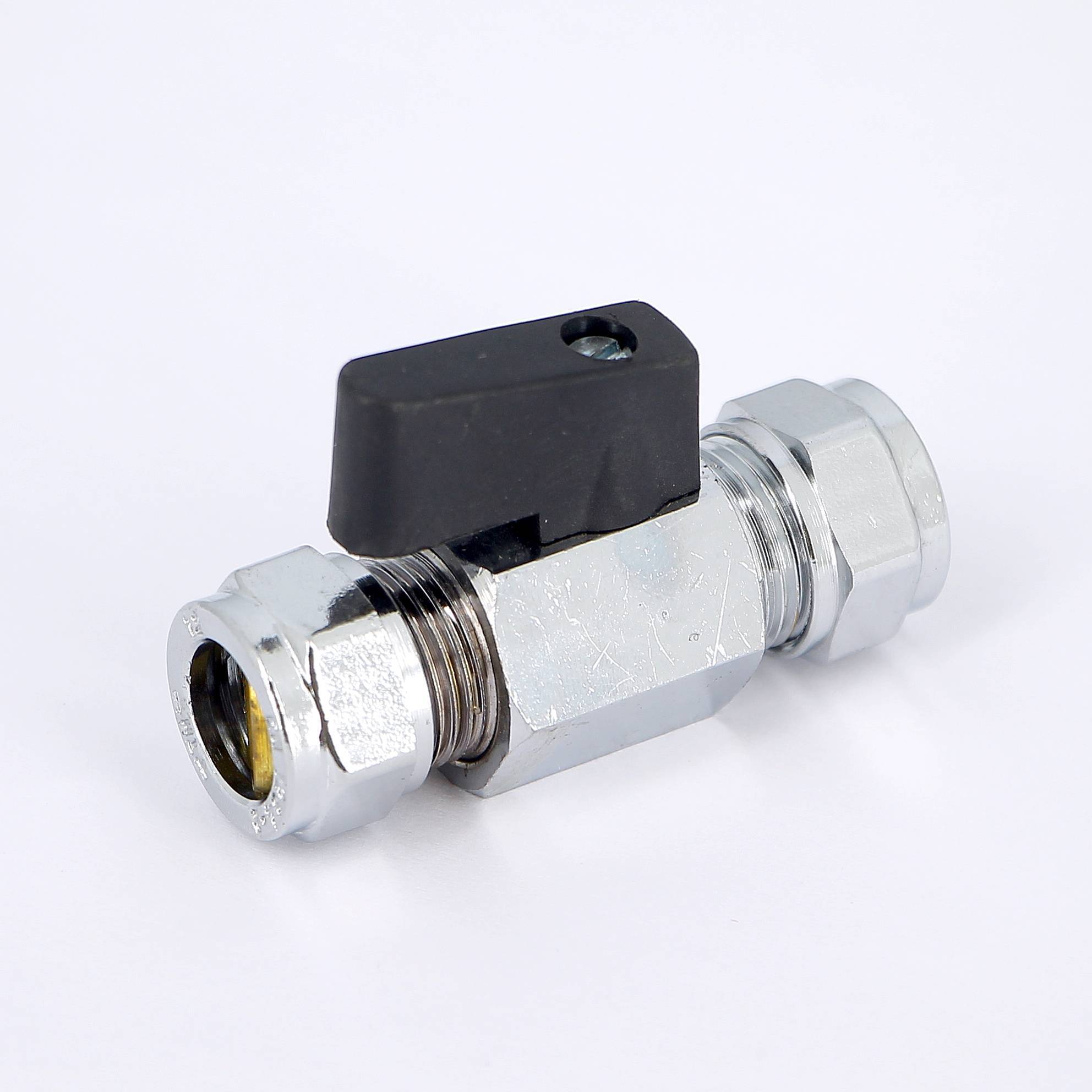 Кран шаровый мини Tiemme 12x12 мм обжим-обжим 2900005