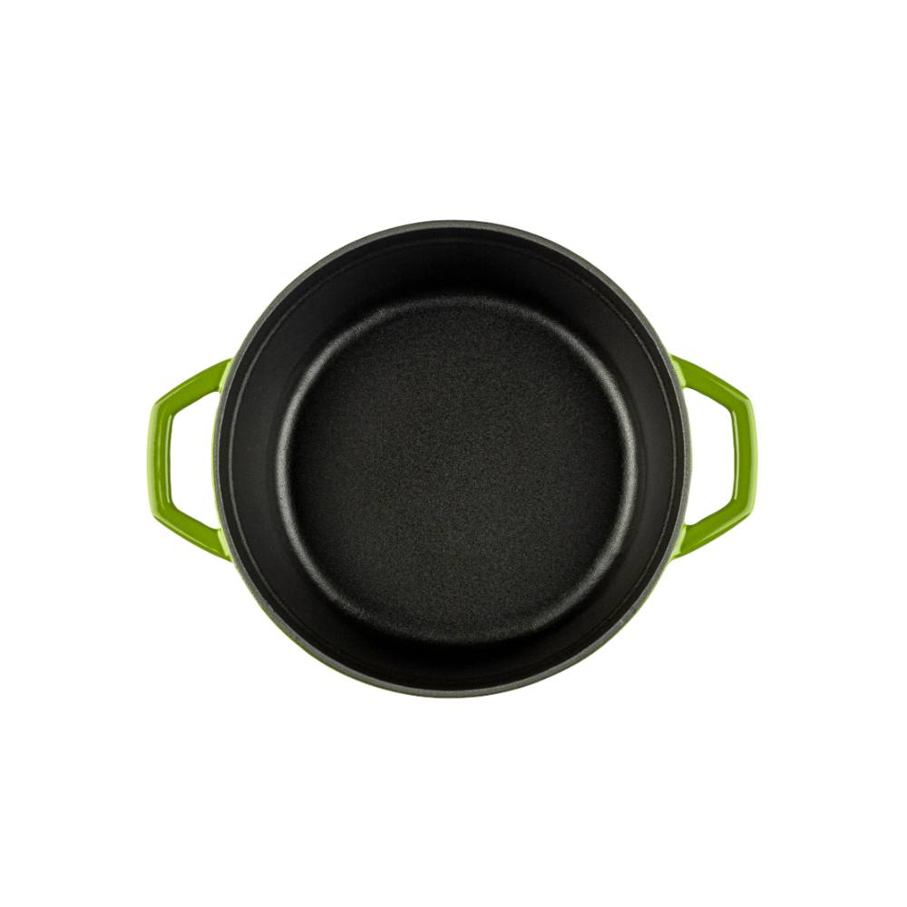 Кастрюля глубокая Hascevher Y DT 24 см Green A902824