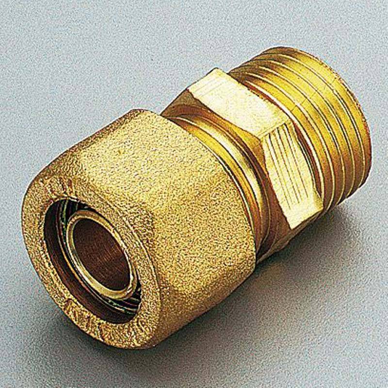 Муфта компрессионная Tiemme 1400 20(2.8)х3/4 наружная резьба 1400013