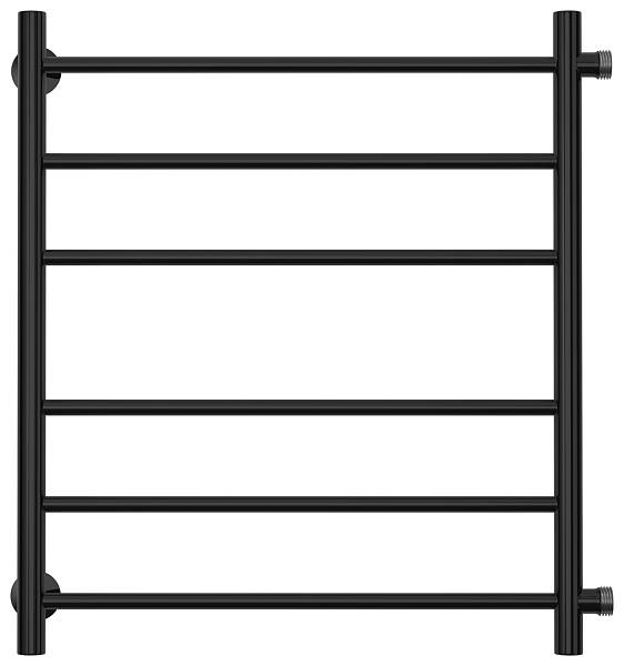 Полотенцесушитель водяной Стилье Версия-Б 60x60 см черный 17610-6060